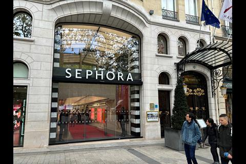 Gallery Paris flagship stores Sephora Galeries Lafayette JD Sports and Etam Retail Week